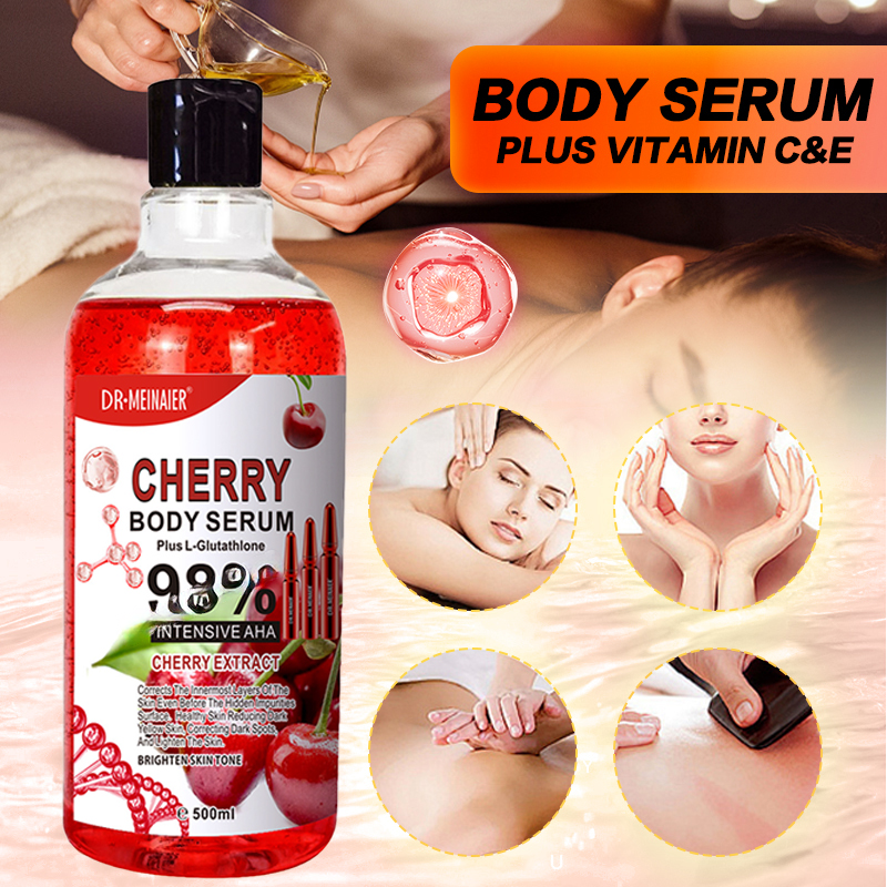 Dr.Meinaier 98% Intensive AHA Body Serum Cherry Extract - 500ml