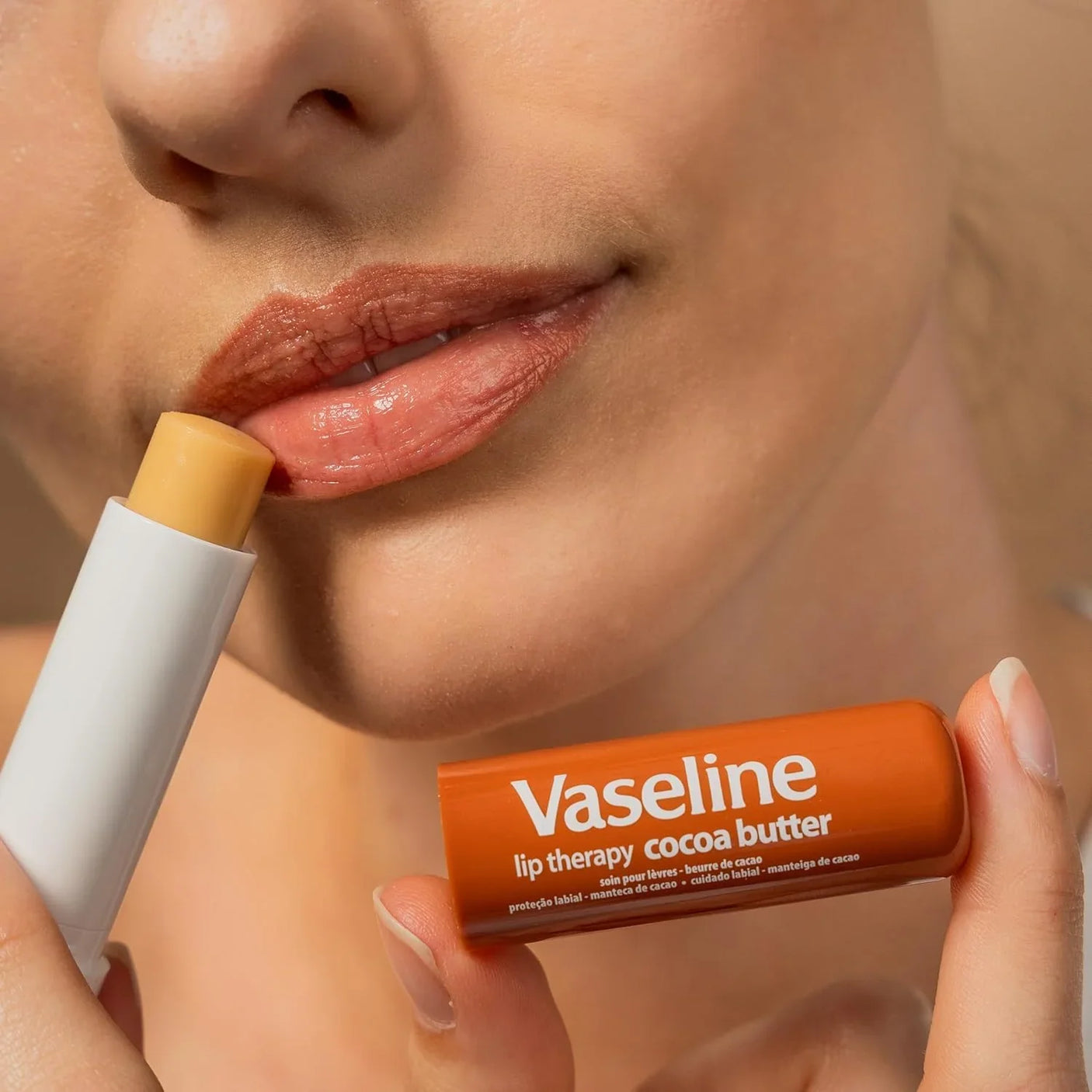 Vaseline Lip Therapy Lip Balm Mini Stick Cocoa Butter - 4.8gm