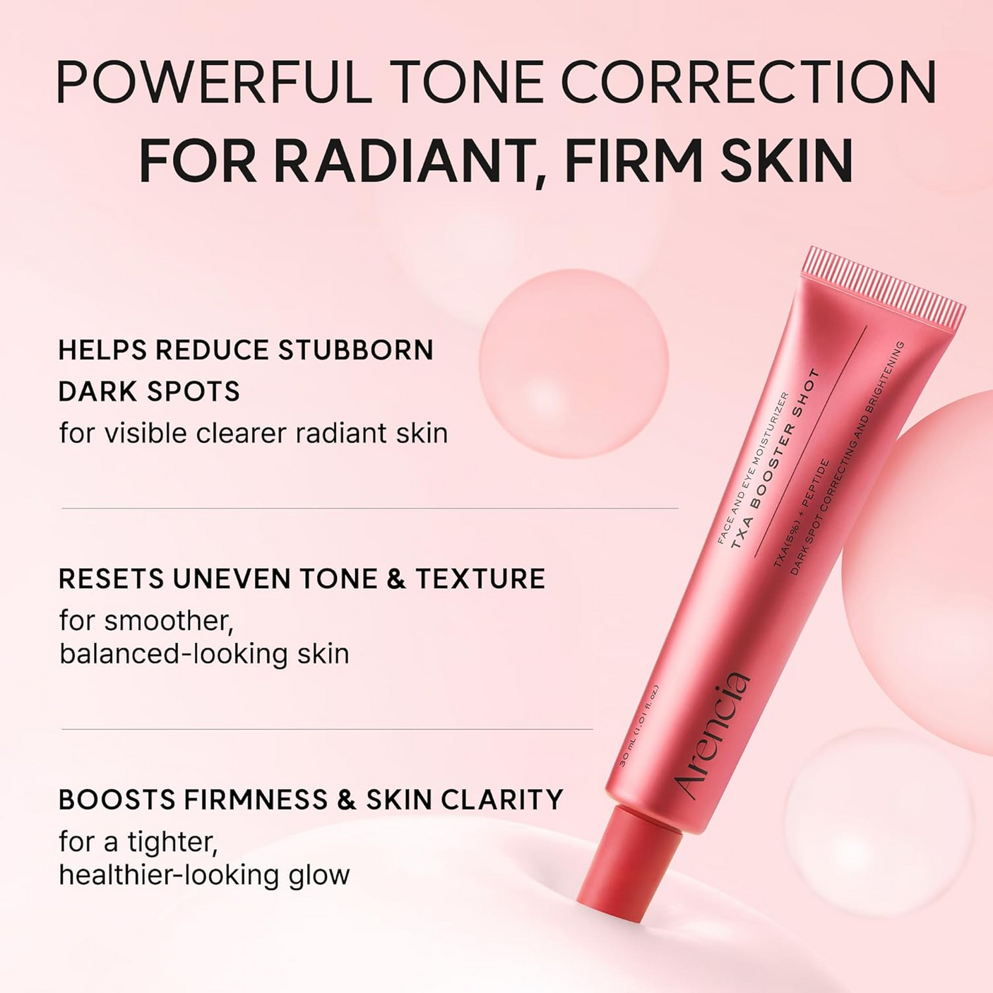 Arencia TXA Booster Shot Face & Eye Moisturizer - 30ml
