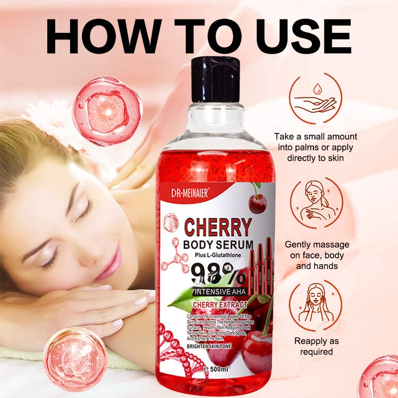 Dr.Meinaier 98% Intensive AHA Body Serum Cherry Extract - 500ml