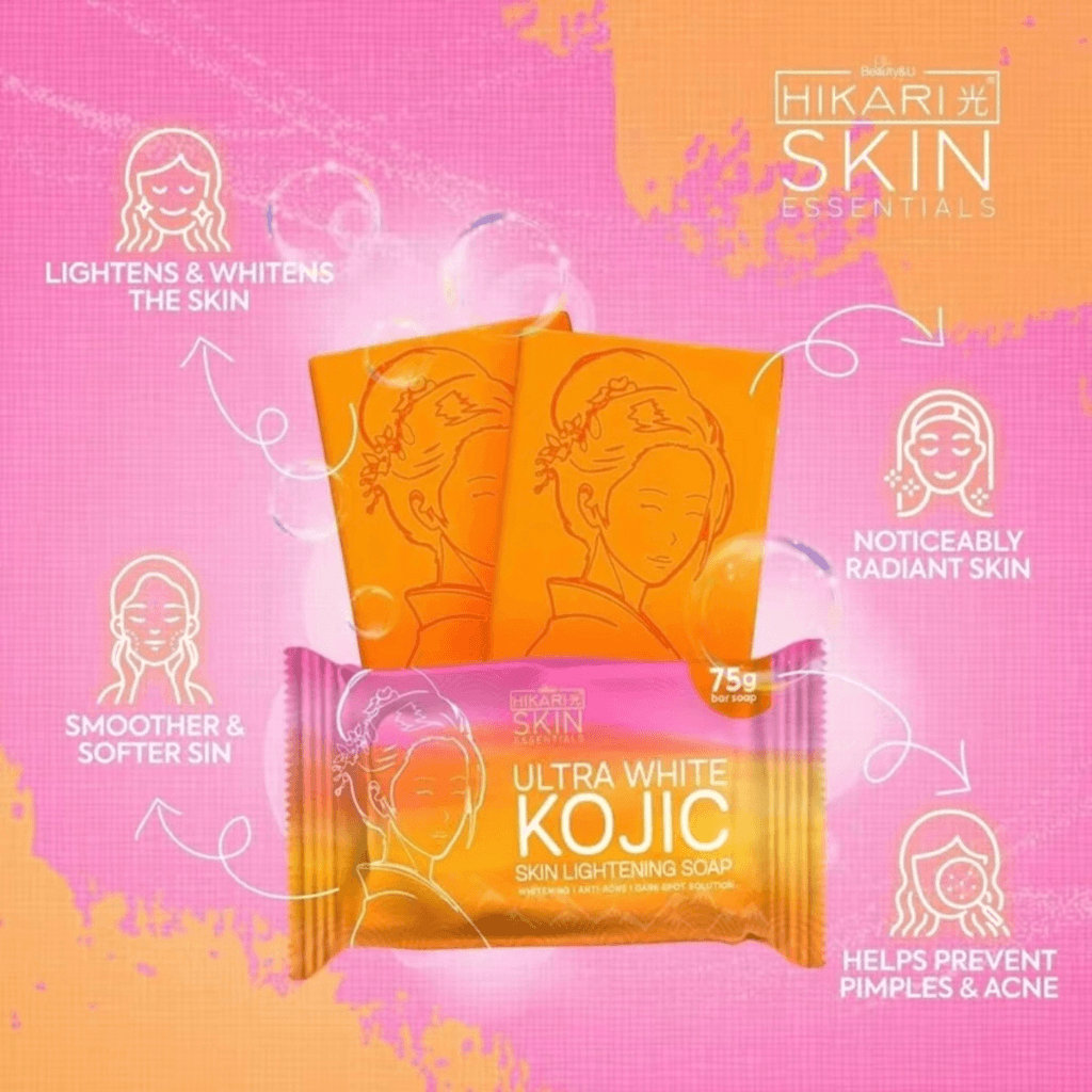 Hikari Skin Essentials Ultra White Kojic Skin Lightening Soap - 75g