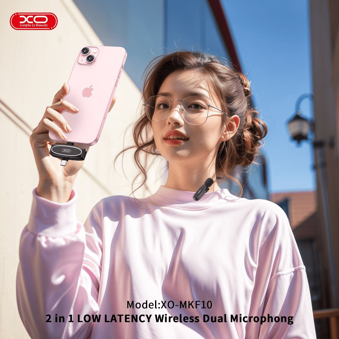 XO 2 in 1 Low Latency Wireless Dual Microphone XO-MKF10