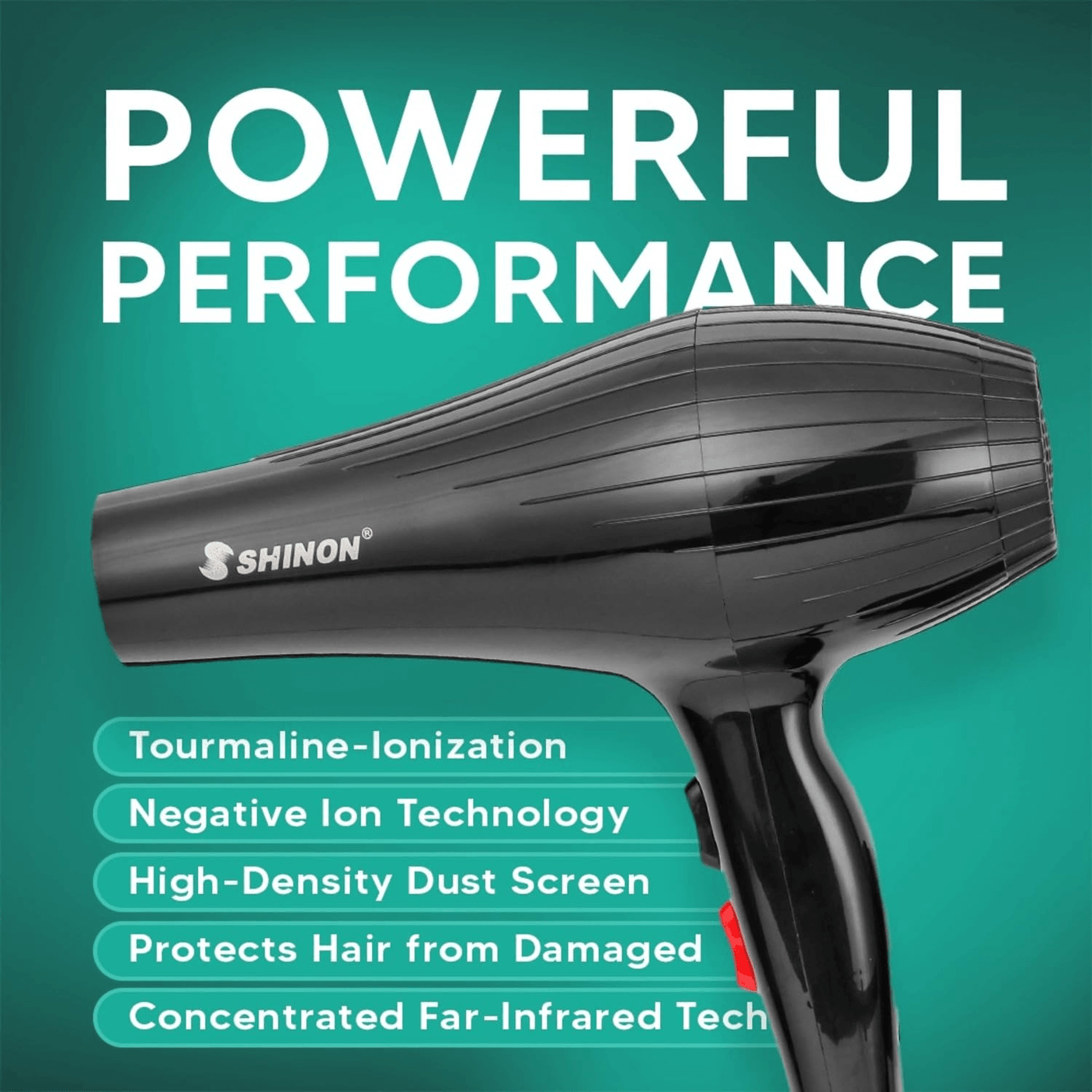 مجفف الشعر الاحترافي Shinon 4000 واط SH-8220