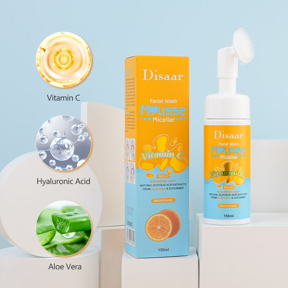 Disaar Vitamin C Micellar Facial Wash Mousse - 150ml