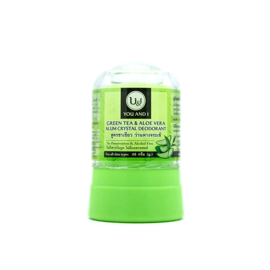 U&I Green Tea & Aloe Vera Alum Crystal Deodorant - 45g
