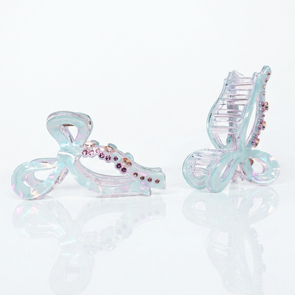 Korean Style Shiny Hair Claw Clips - AC100028