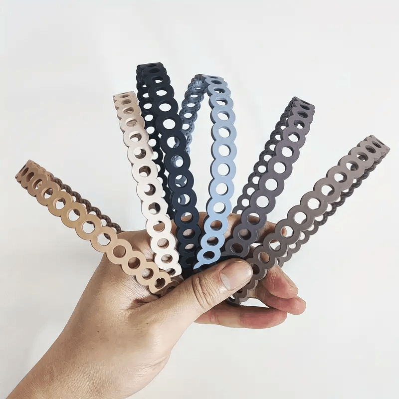 Non-Slip Circle Design Headbands Assorted Color - 1 Pcs (KT-217B-424)