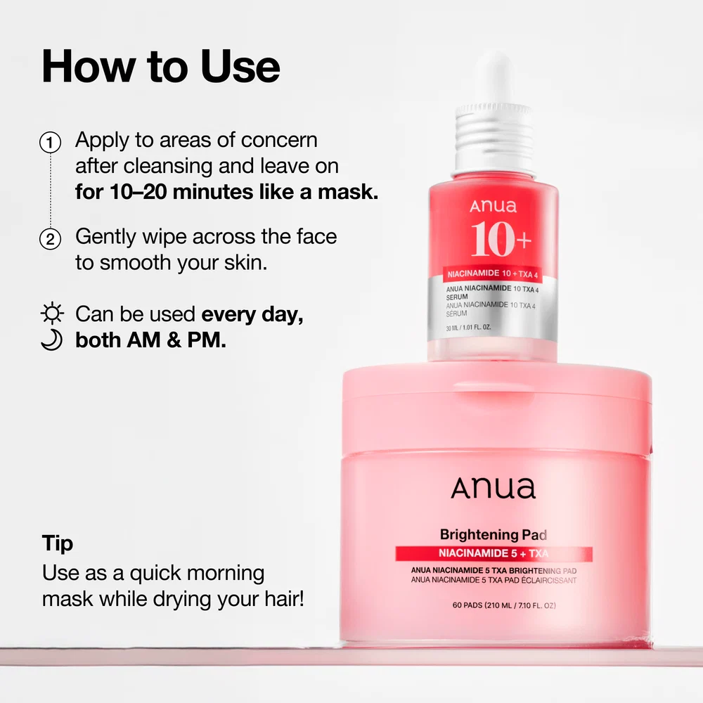Anua Niacinamide 5 TXA Brightening Pad - 60 Pads (210ml)