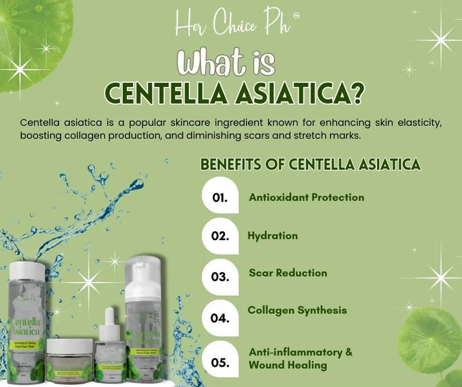 Her Choice Ph Centella Asiatica Premium Repair 4 pcs Set