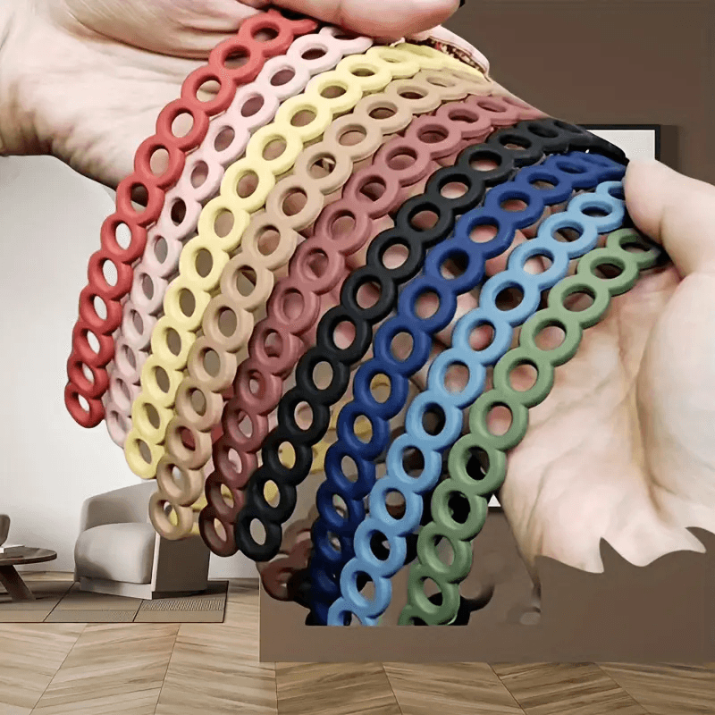 Non-Slip Circle Design Headbands Assorted Color - 1 Pcs (KT-217B-424)