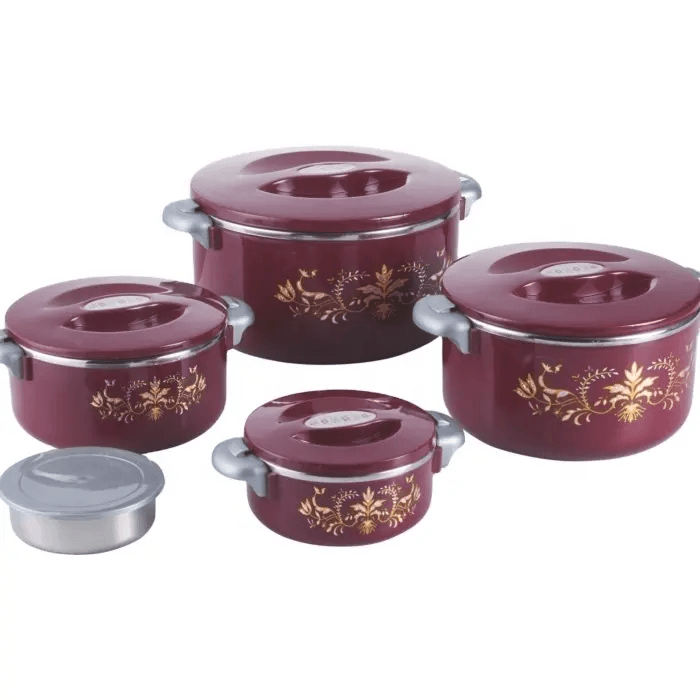 Insulated Hot Pot Dishes Food Warmer Container - 5 Pcs Set