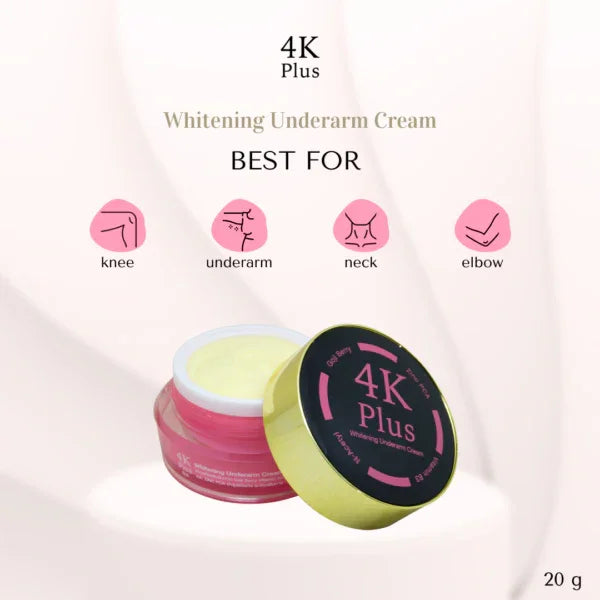 4K Plus Brightening Underarm Cream - 20g