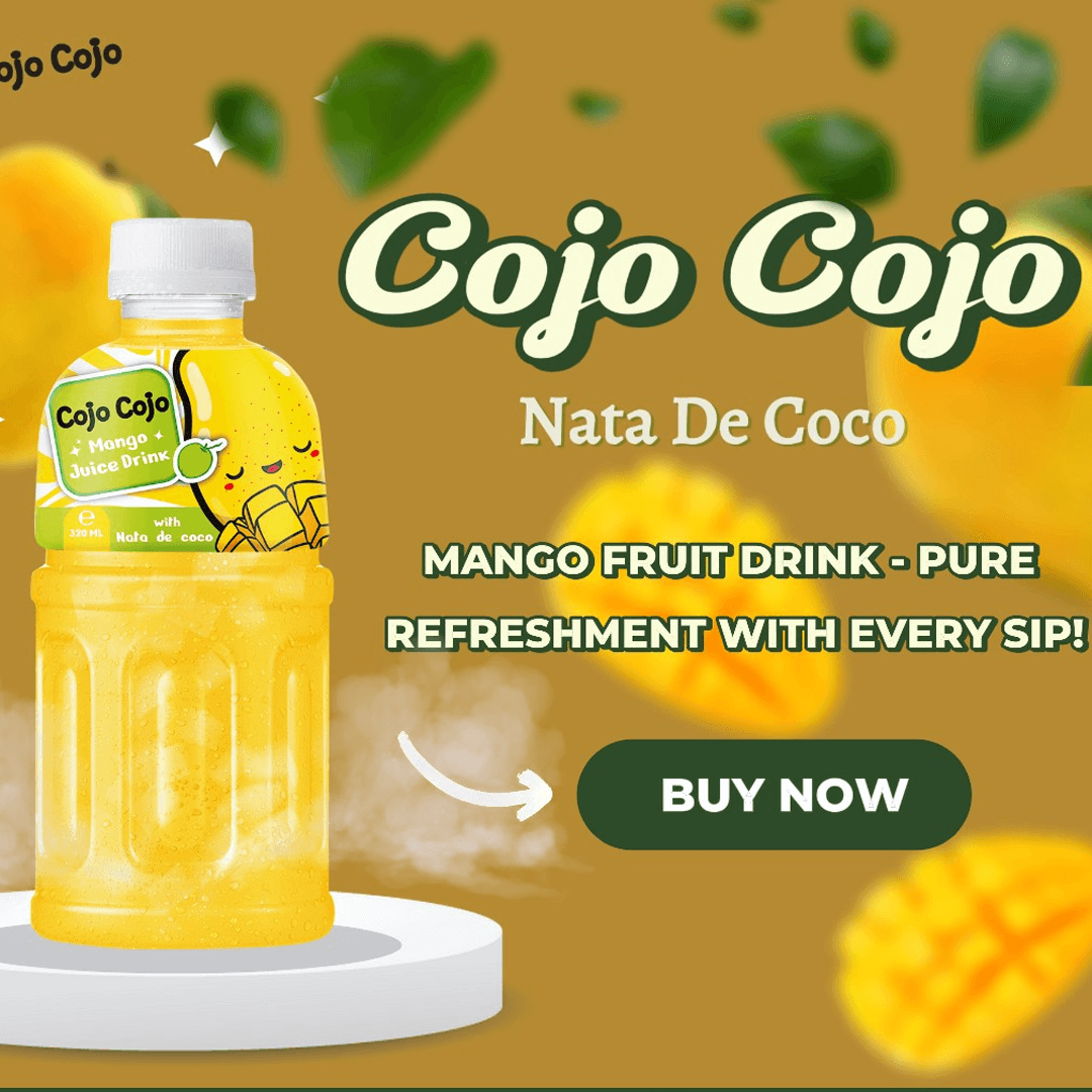Cojo Cojo Mango Juice Drink With Nata De Coco - 320ml
