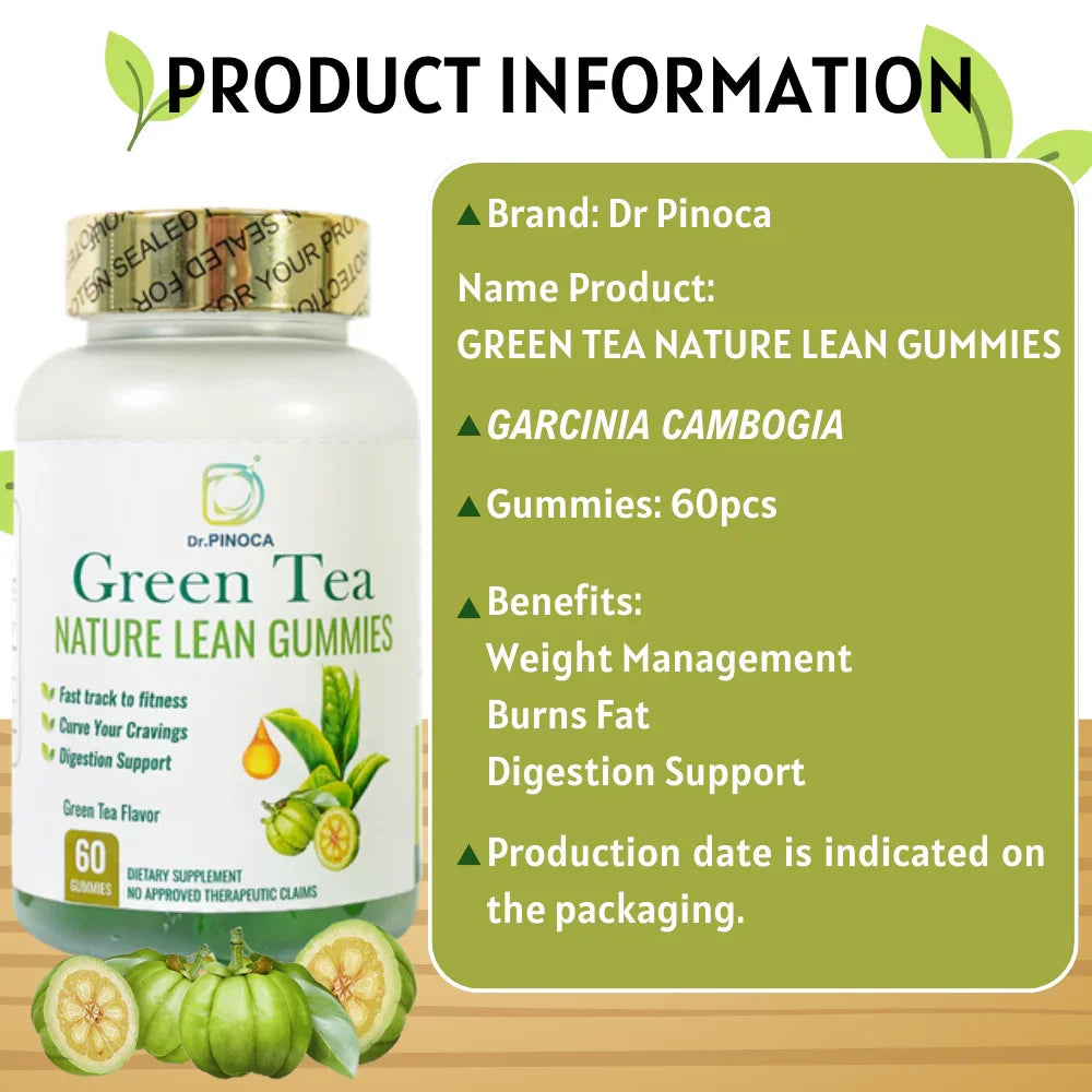 Dr. Pinoca Green Tea Nature Lean Gummies - 60s