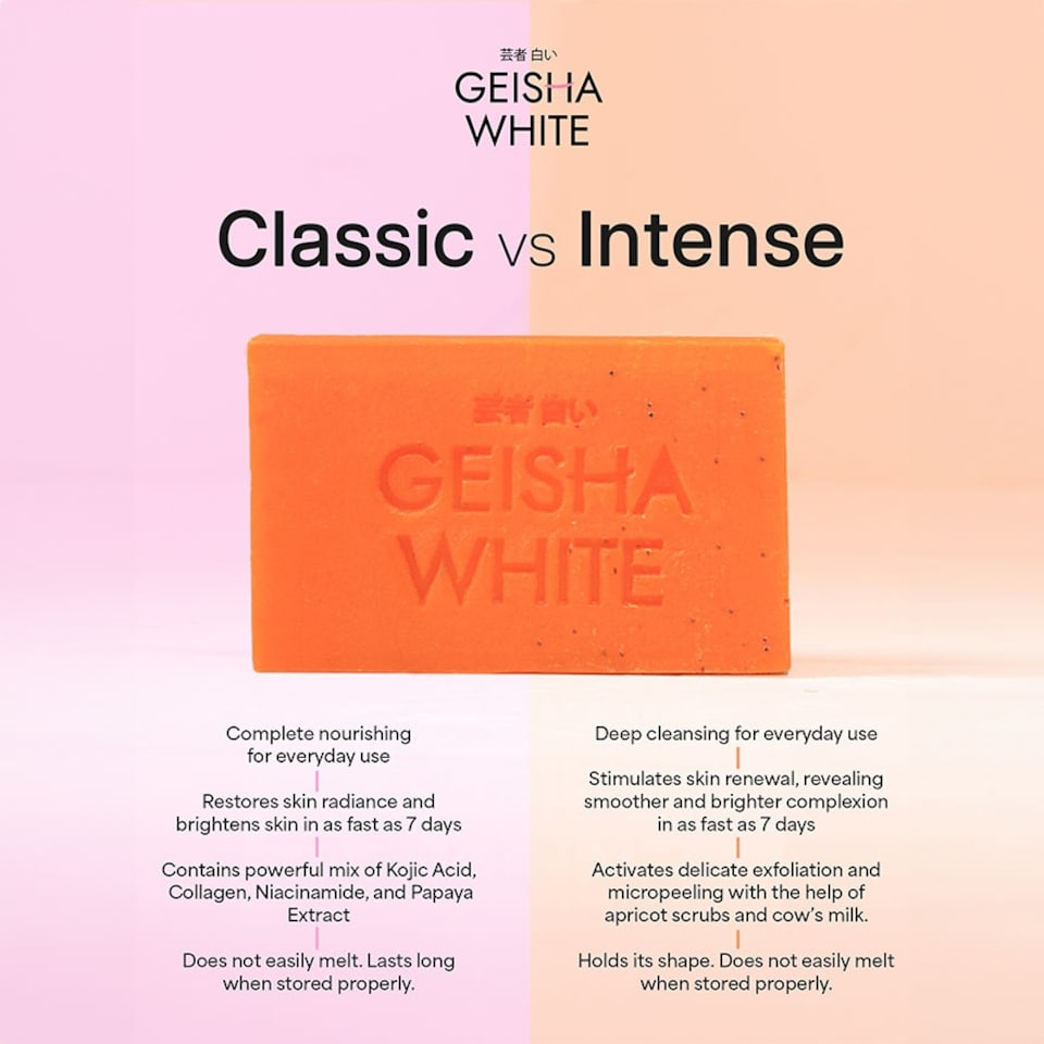 Geisha White Classic Skin Brightening Bar - 65g