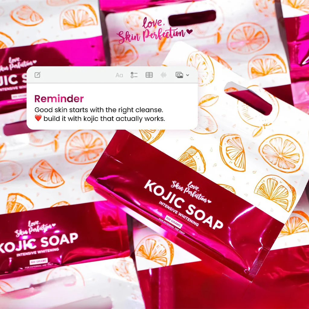 Love Skin Perfection Kojic Soap in a Bag - 7 Bars (500g)