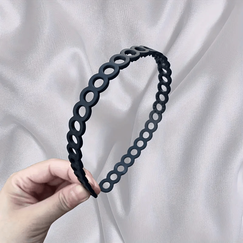 Non-Slip Circle Design Headbands Assorted Color - 1 Pcs (KT-217B-424)
