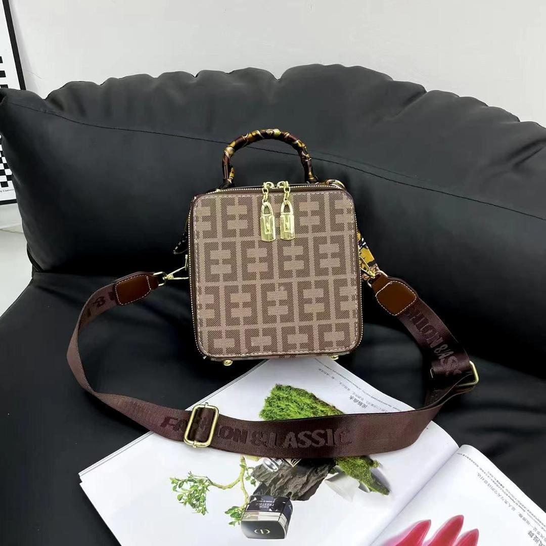Women's Korean Design Square Mini Shoulder Bag - 2210#