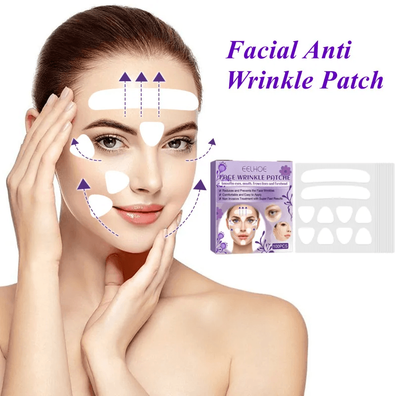EELHOE Facial Wrinkle Patch Lifting & Firming Facial Skin - 100 Pcs