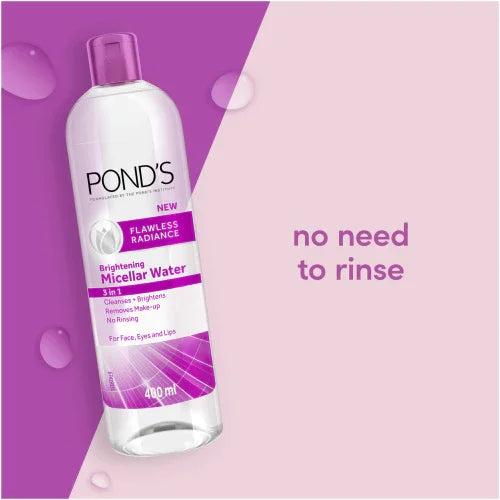 Pond's 3 In 1 Flawless Radiance Brightening Micellar Water - 400ml