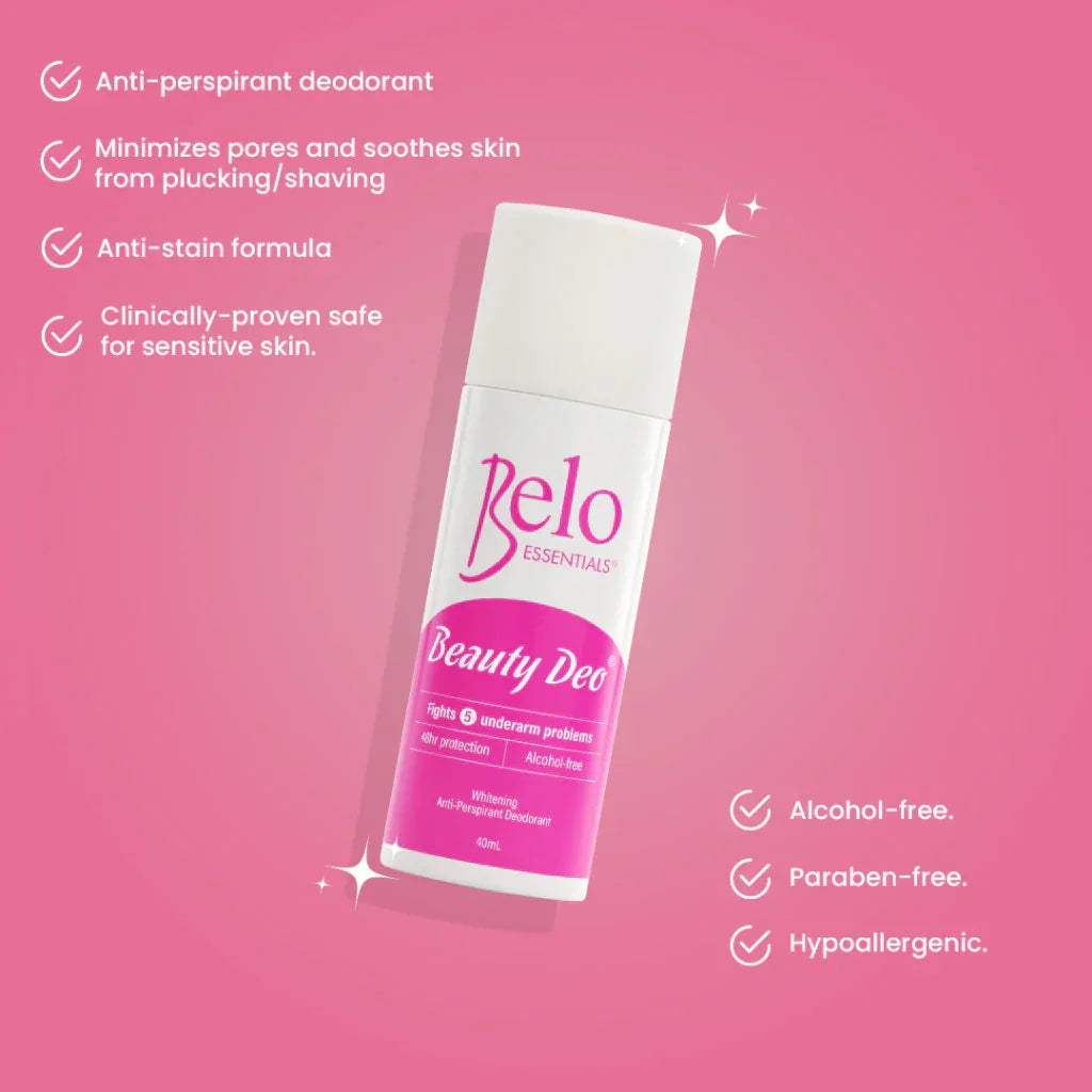 Belo Essentials Underarm Skin Whitening Anti Perspirant Deodorant - 40ml