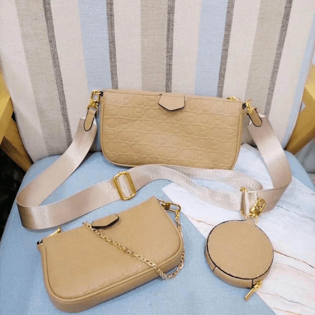 حقيبة كروس بودي كارلسبيلا فاشون - مجموعة من 3 قطع - CB42695