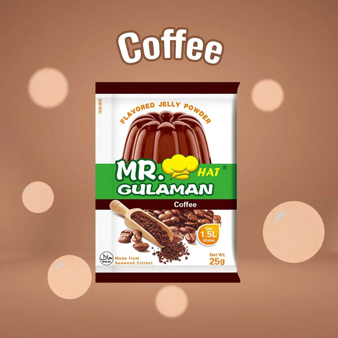 Mr. Hat Gulaman Coffee Flavored Jelly Powder - 1 Pcs