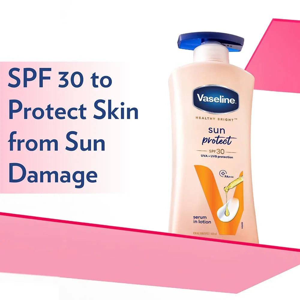 لوشن الحماية من أشعة الشمس SPF30 للحماية من أشعة الشمس فوق البنفسجية UVA+UVB من فازلين - 400 مل