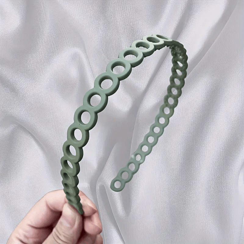 Non-Slip Circle Design Headbands Assorted Color - 1 Pcs (KT-217B-424)