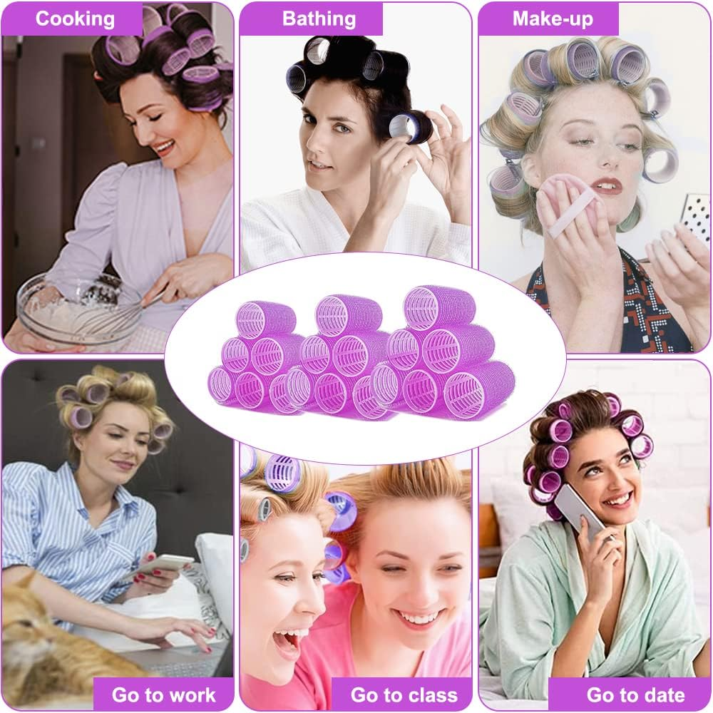 Professional Hurtless Hair Roller - 6 Pcs Set