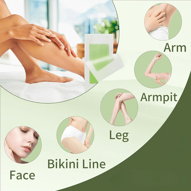 شرائح شمعية لإزالة شعر الجسم - قطعة واحدة