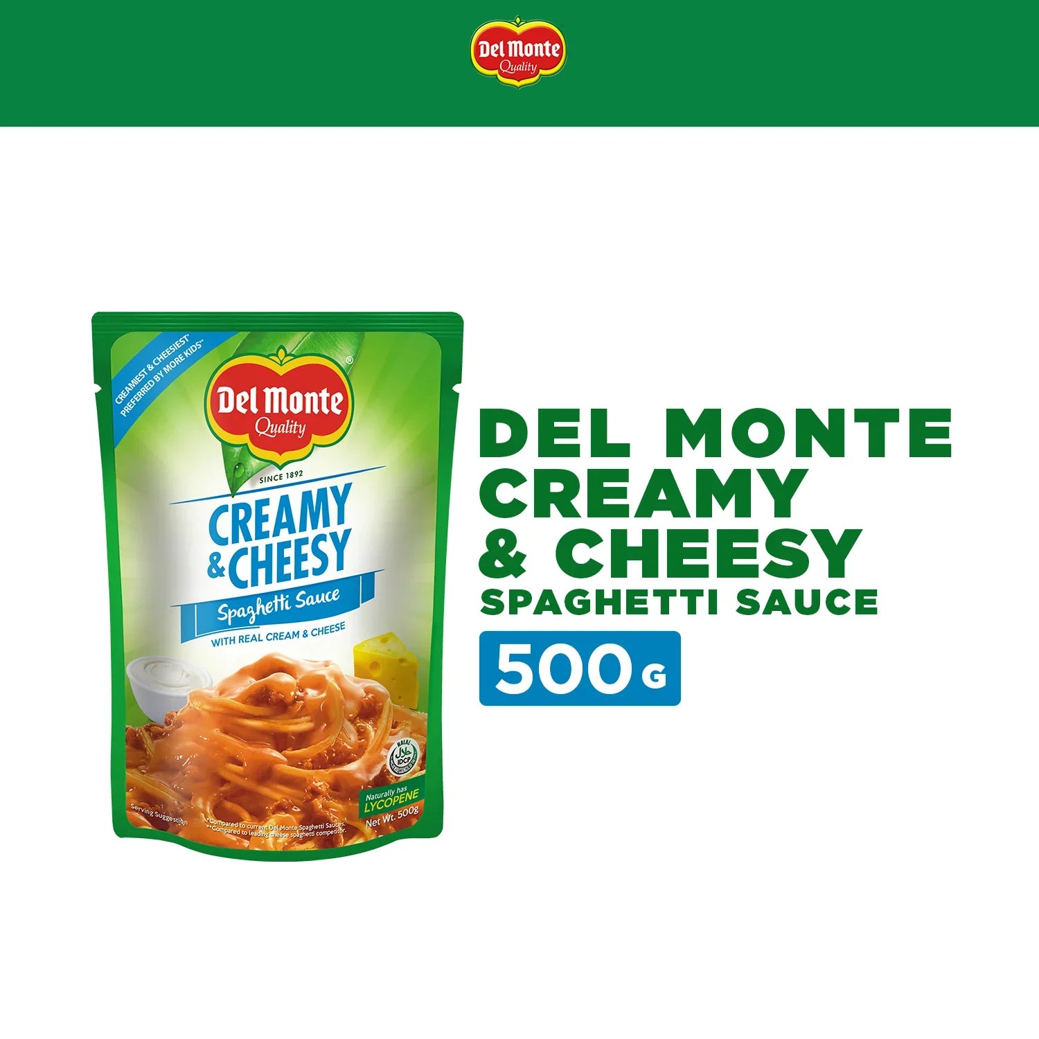 Del Monte Creamy & Cheese Spaghetti Sauce - 500g