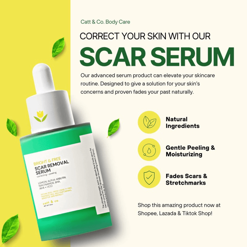 Bright & Free Scar Removal Serum - 30ml