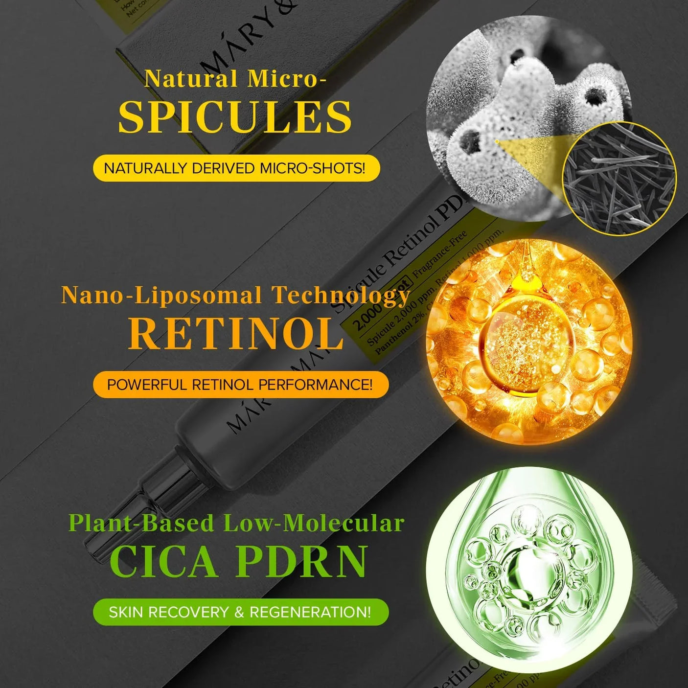 Mary & May Spicule Retinol PDRN Cream - 15g