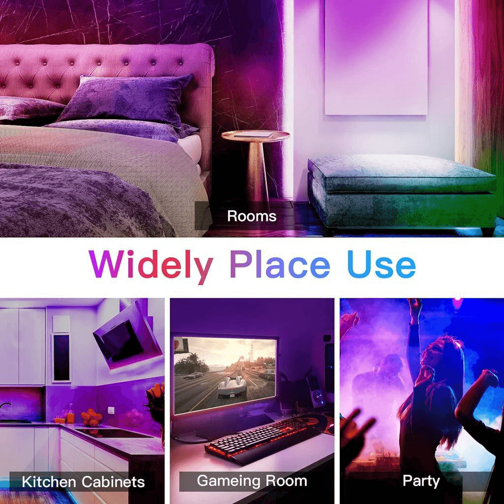 RGB Led Strip Lights With APP Control - 5M