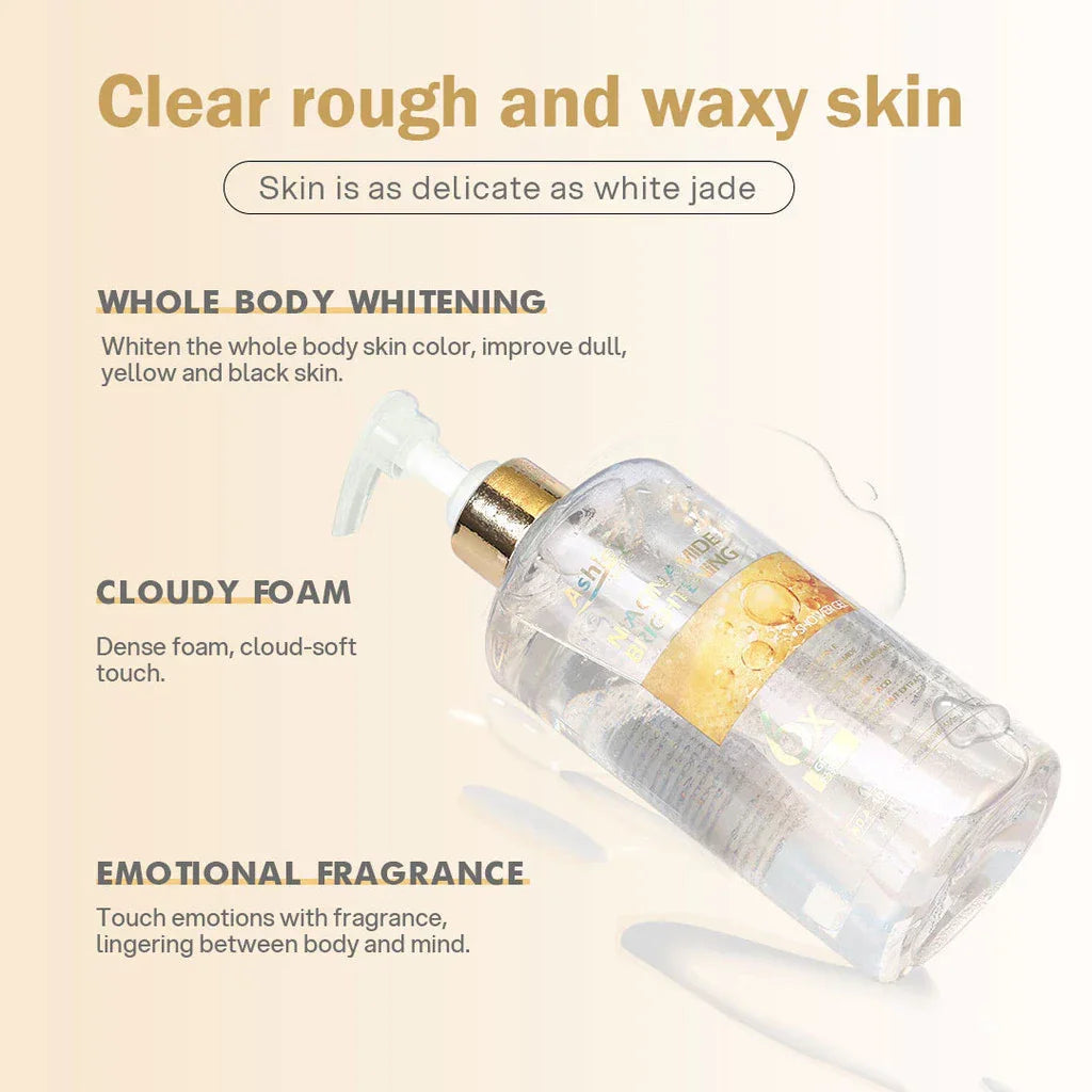 Ashley Shine Niacinamide Brightening 6x Glow Shower Gel - 500ml