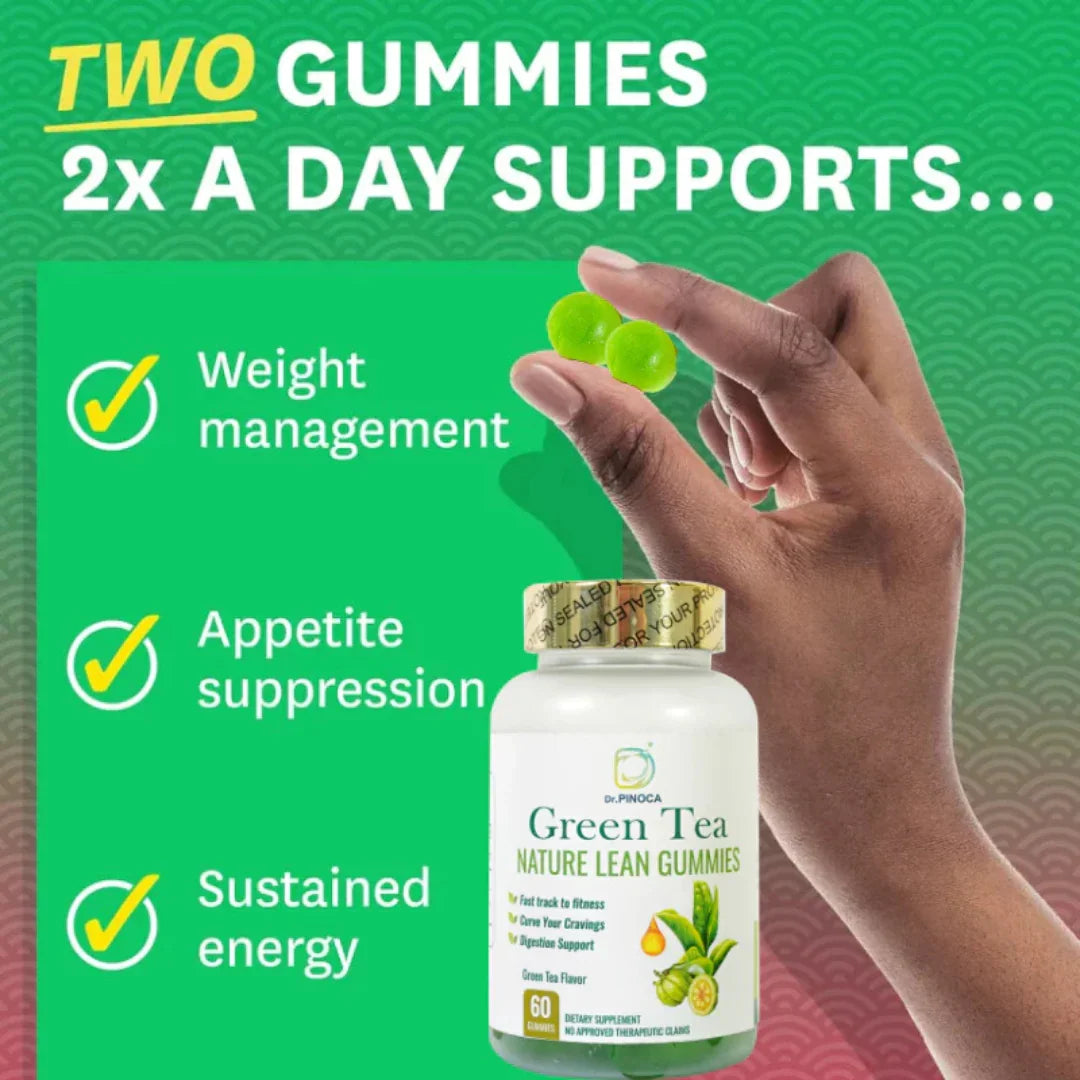 Dr. Pinoca Green Tea Nature Lean Gummies - 60s