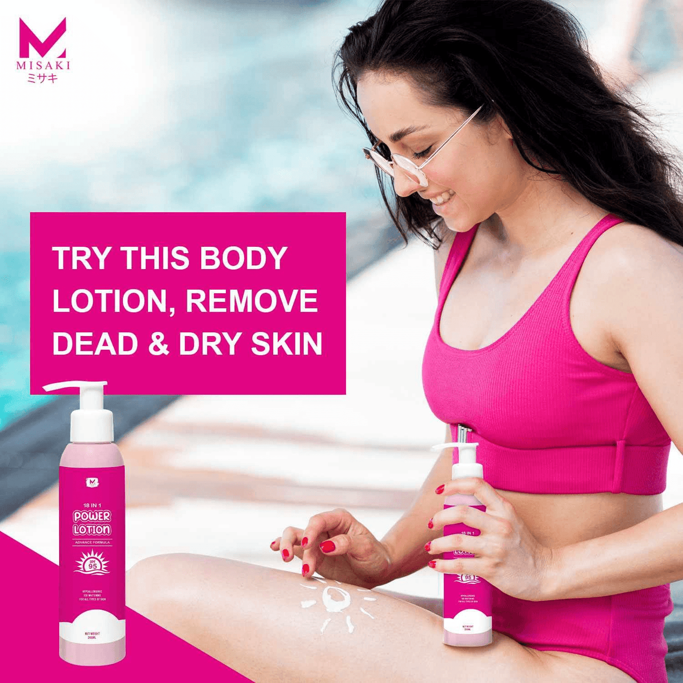 Misaki 18 In 1 Power Lotion SPF95 - 200ml