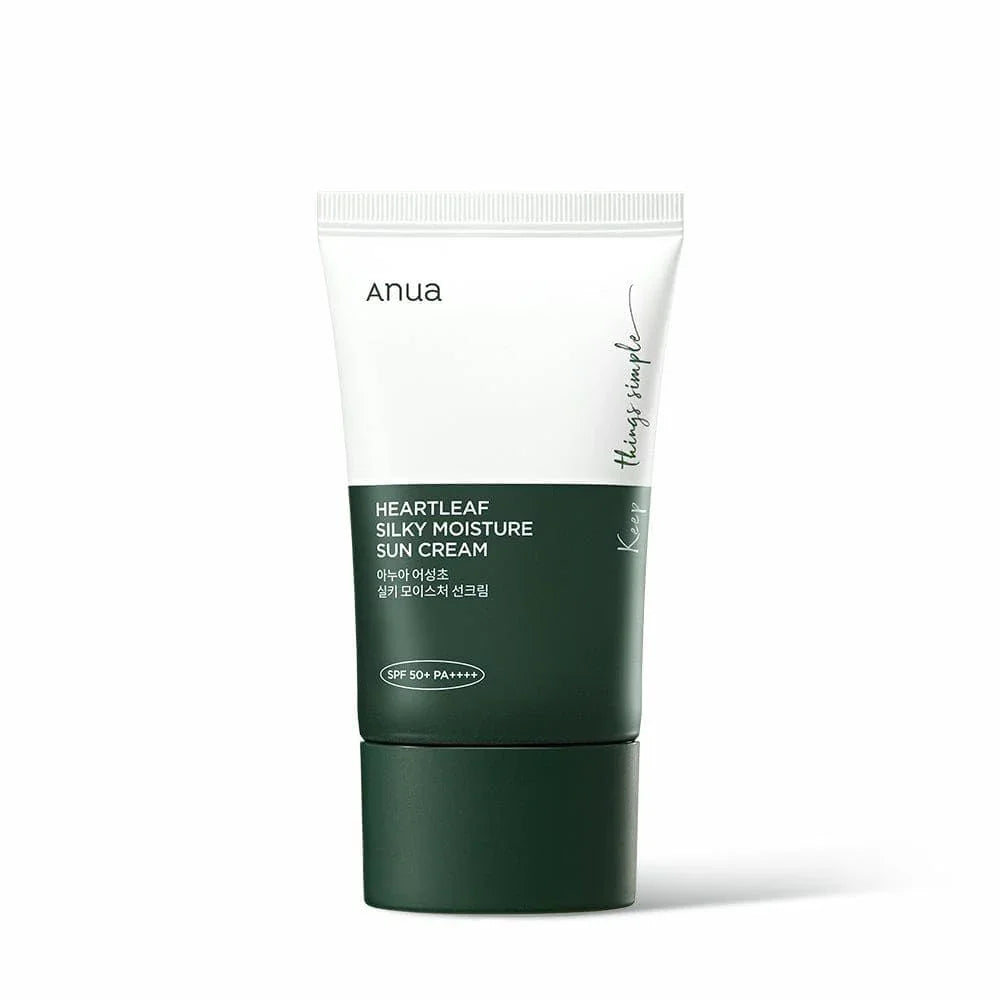 Anua Heartleaf Silky Moisture Sun Cream SPF 50+ PA++++ - 50ml