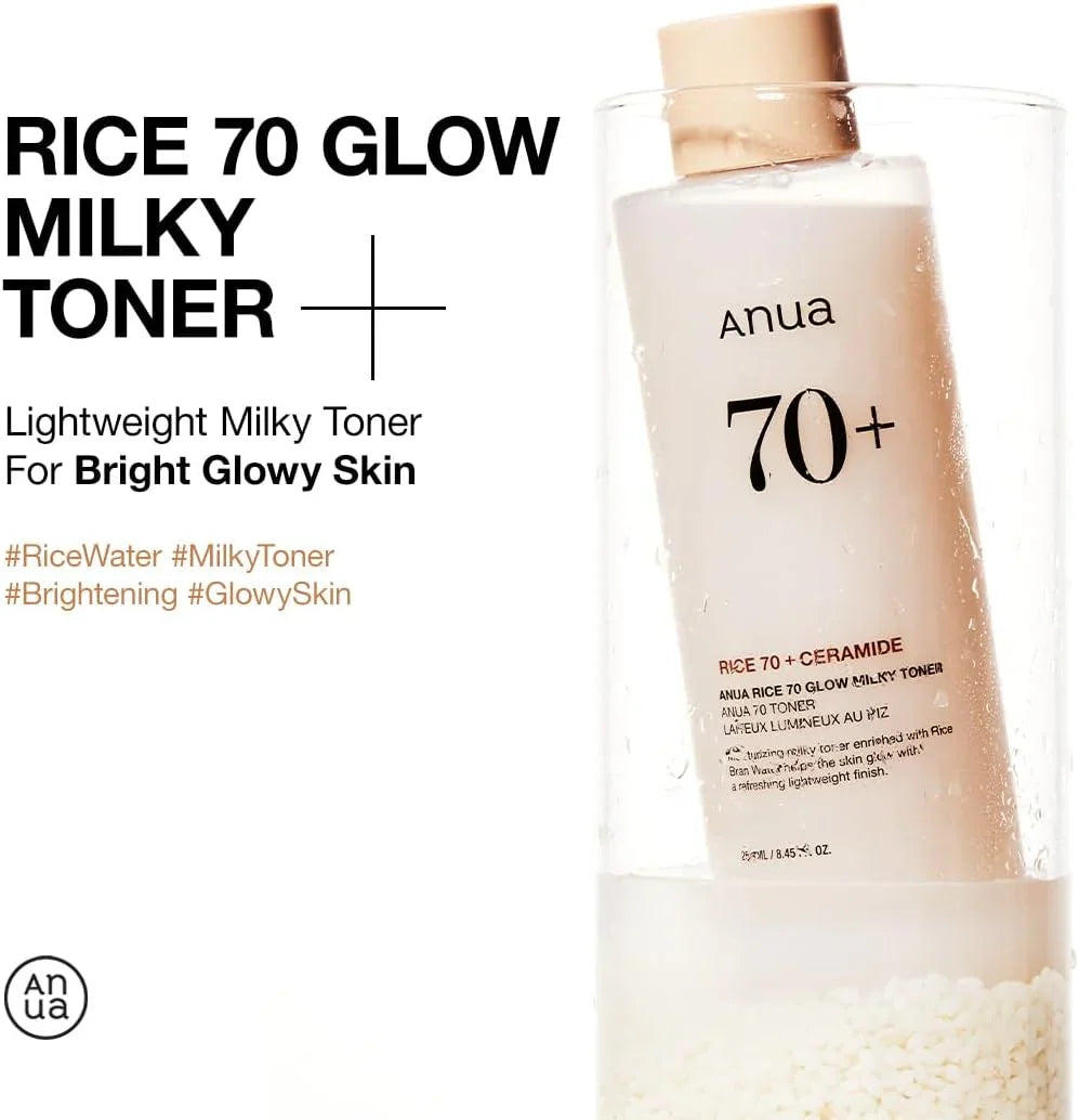 Anua Rice 70 Glow Milky Toner - 250ml