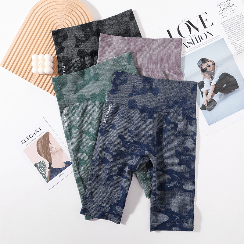Women Seamless Yoga Legging Pants High Waist Fitness Gym Pants - B6033