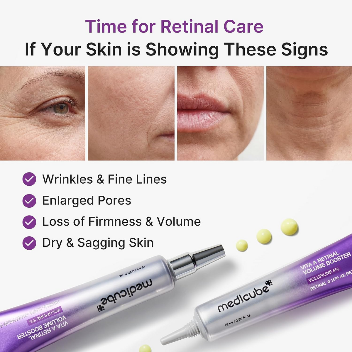 Medicube Vita A Retinal Volume Booster Serum - 15ml