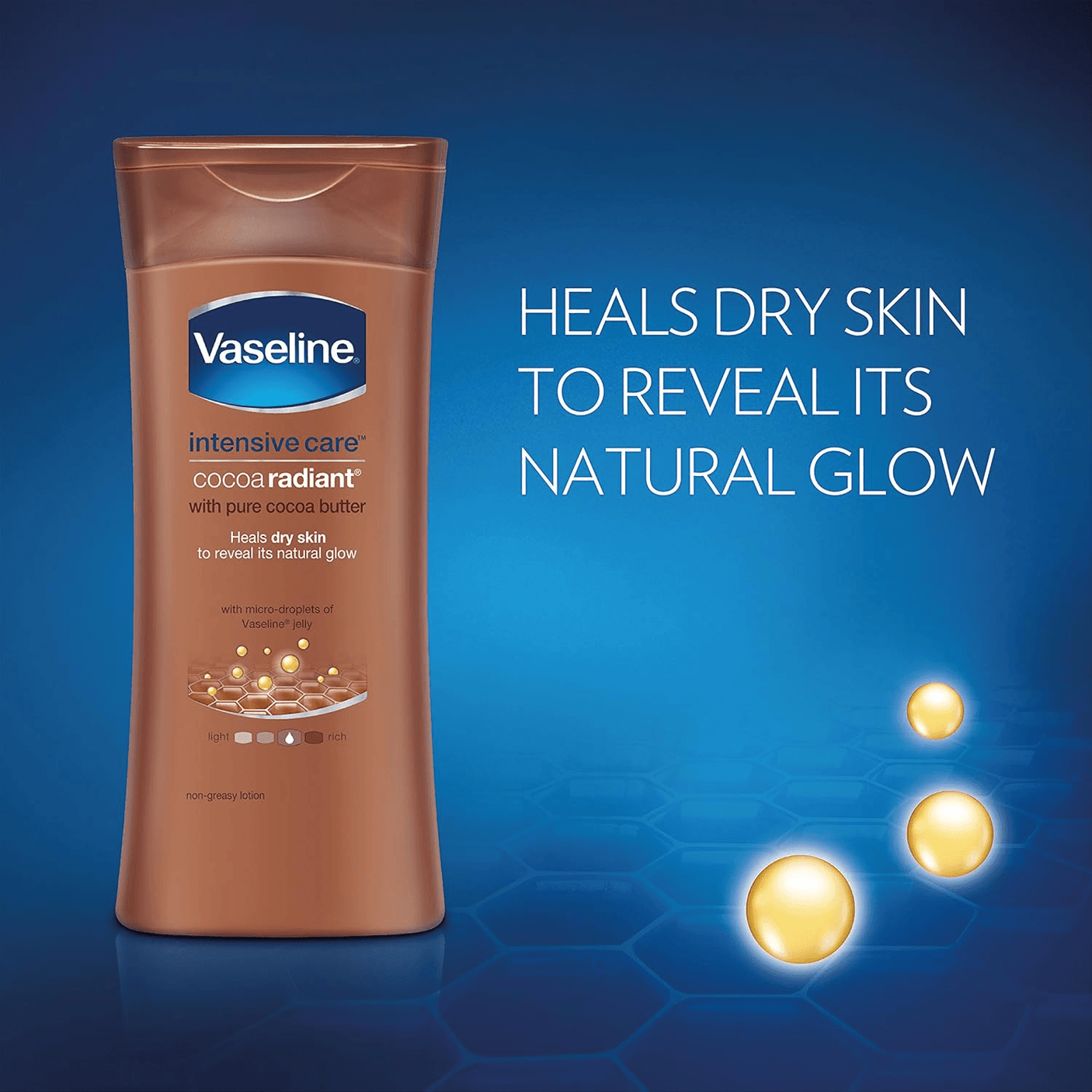 Vaseline Body Lotion Cocoa Radiant Intensive Care - 400ml
