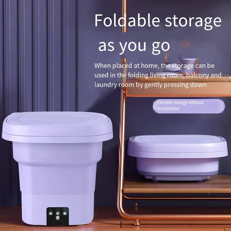 Portable Folding Mini Washing Machine - 01