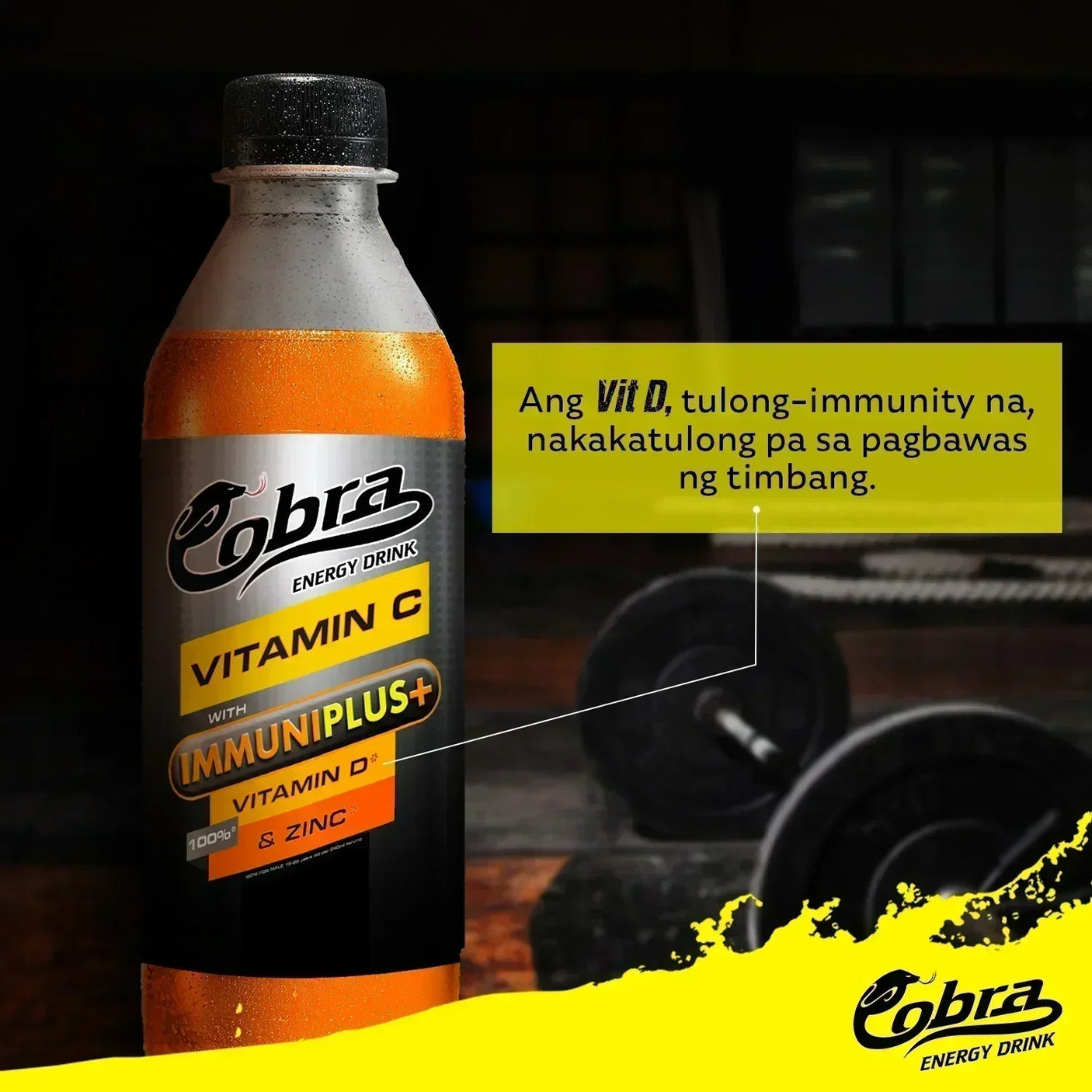 Cobra Energy Drink Vitamin C with IMMUNIPLUS+ - 330ml