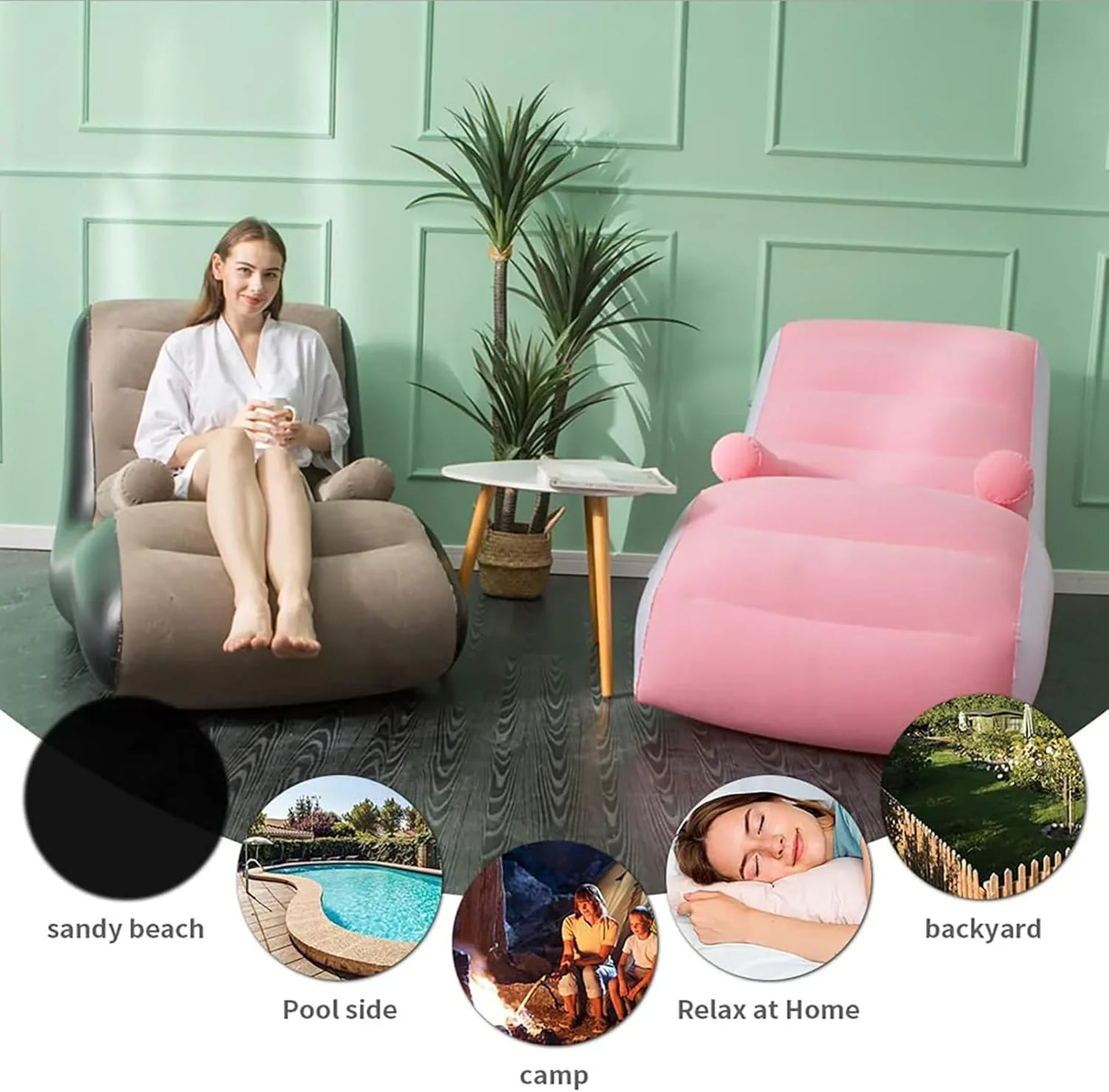 Inflatable Recliner Chair Sofa