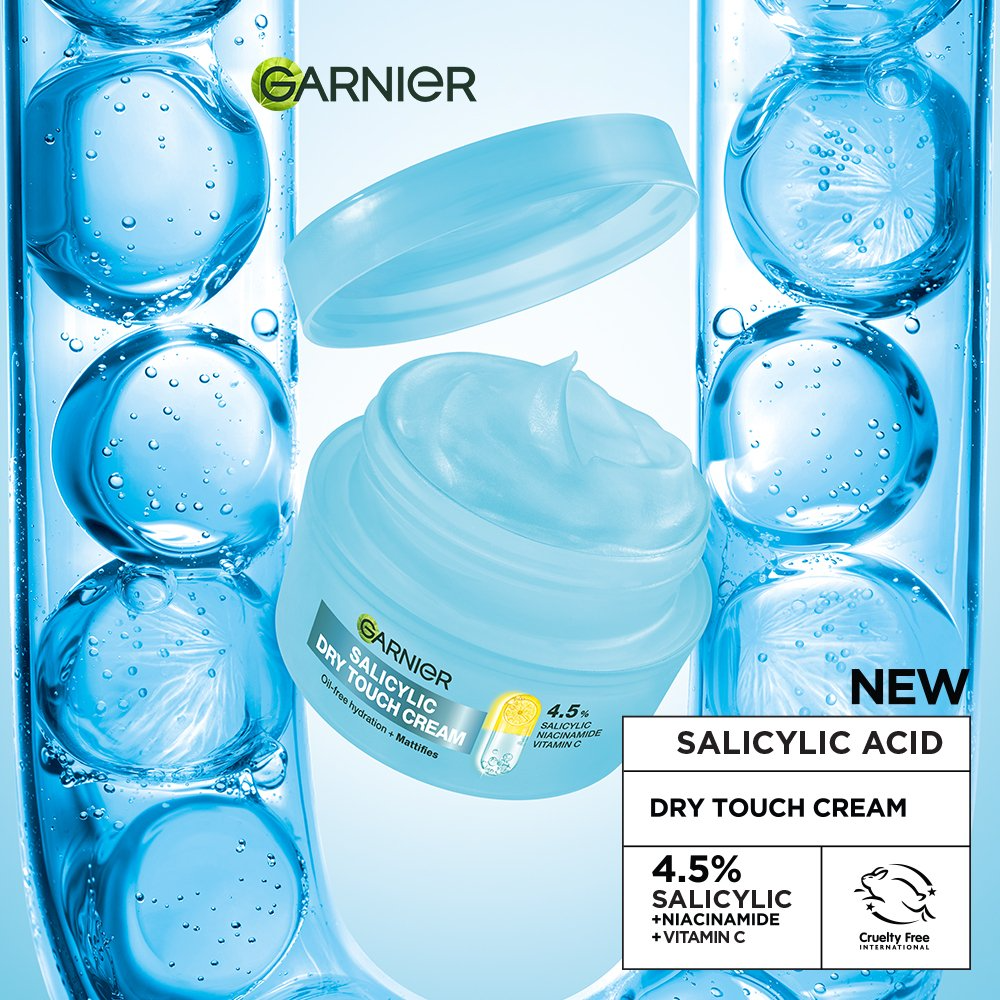 Garnier Salicylic Dry Touch Cream - 30ml