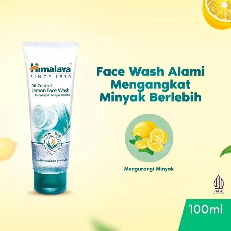 Himalaya Oil Control Lemon Face Wash - 100ml