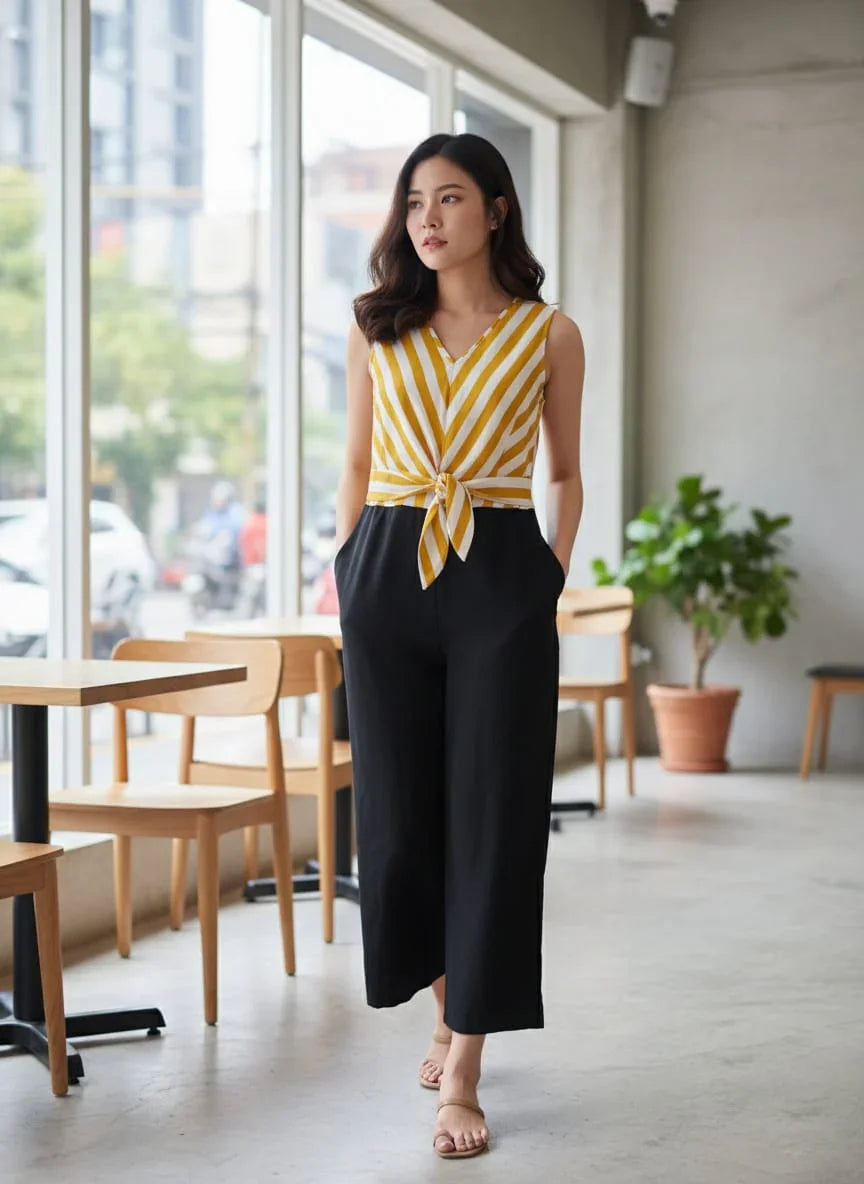 Women's Sleeveless Maxi Jumpsuit