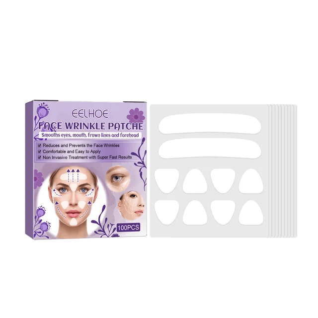 EELHOE Facial Wrinkle Patch Lifting & Firming Facial Skin - 100 Pcs